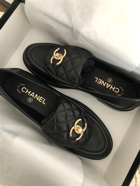 chanel loafer leather|Chanel loafers for women.